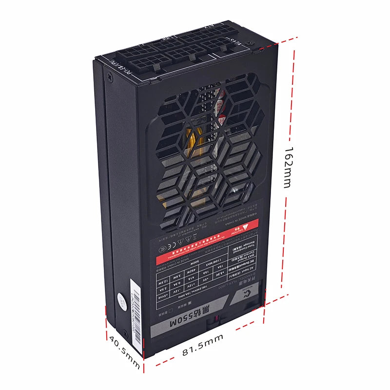 METALFISH Flex 500/600W 80PLUS GOLD Full Modular Power Supply Flex-ATX 1U PSU For ITX Mini PC POS NAS GPU Dock 90~264V