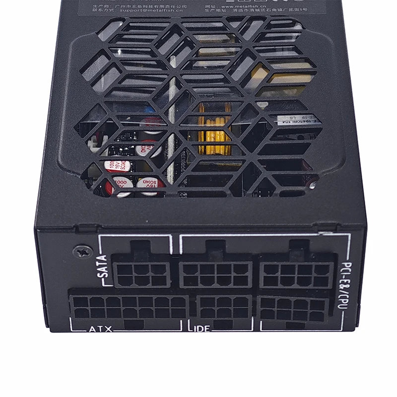 METALFISH Flex 500/600W 80PLUS GOLD Full Modular Power Supply Flex-ATX 1U PSU For ITX Mini PC POS NAS GPU Dock 90~264V