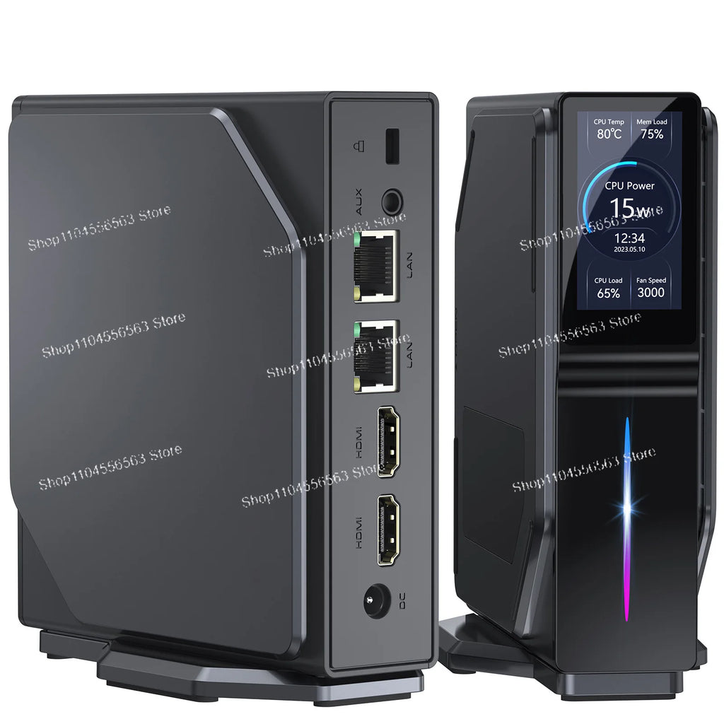 New mini host win11 dual network port DDR4 office home PC