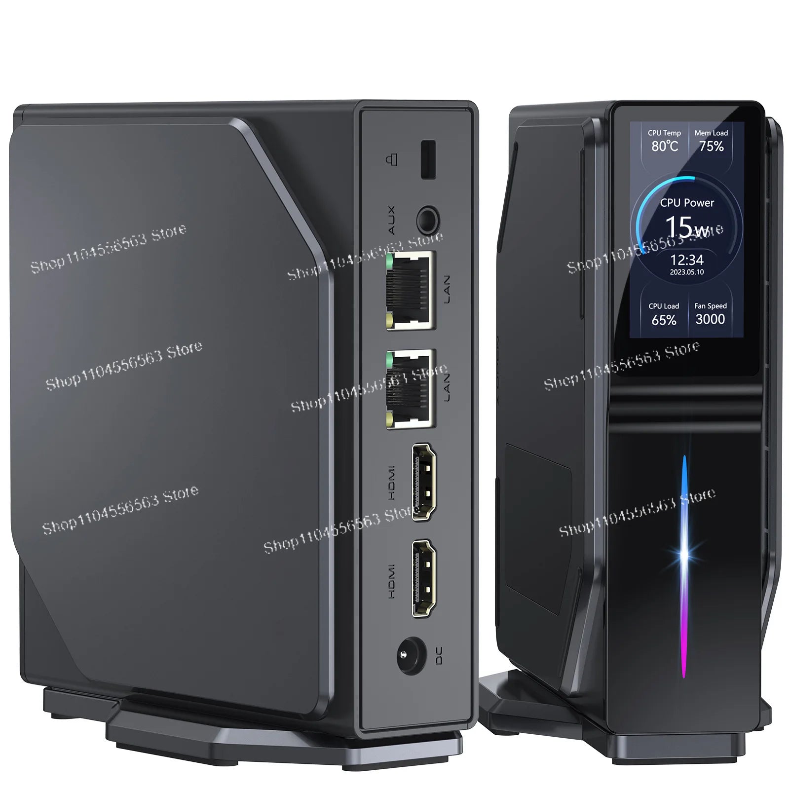 New mini host win11 dual network port DDR4 office home PC