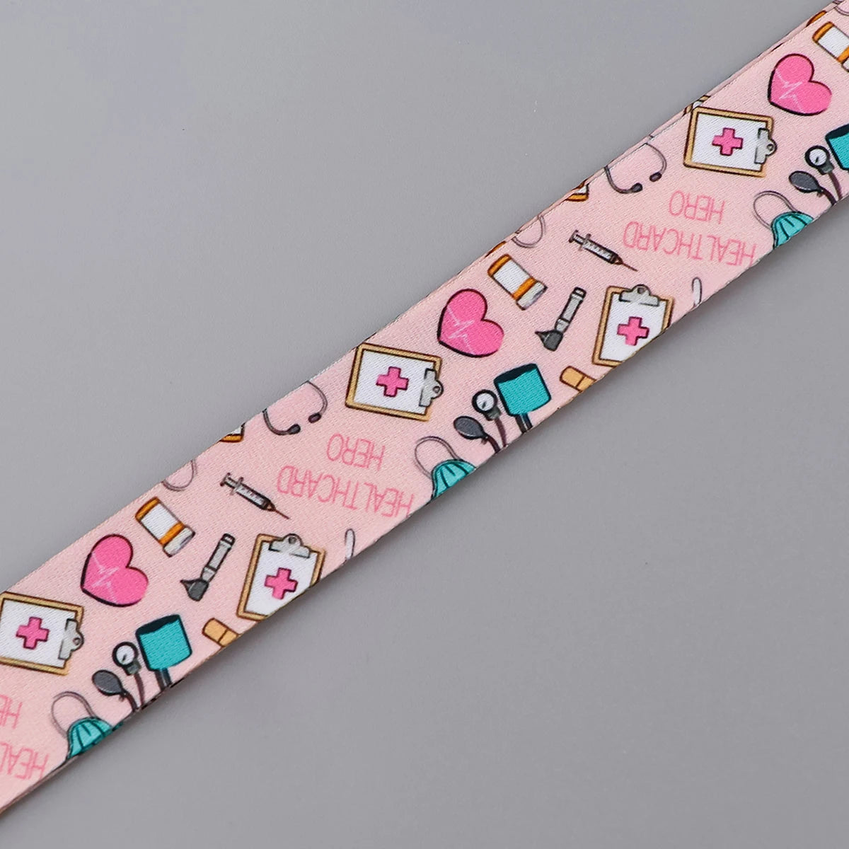 Doctors Nurses Credential Holder Medical Style Lanyards for Key Neck Strap For Card Badge Gym Keychain Keyring Accessories Gifts